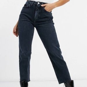 Topshop petite blue black jeans